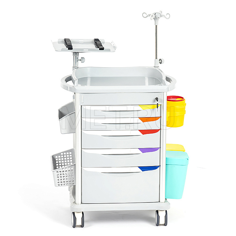 MET PSC-160 Тележка внутрибольничной скорой помощи с цветовой кодировкой MET